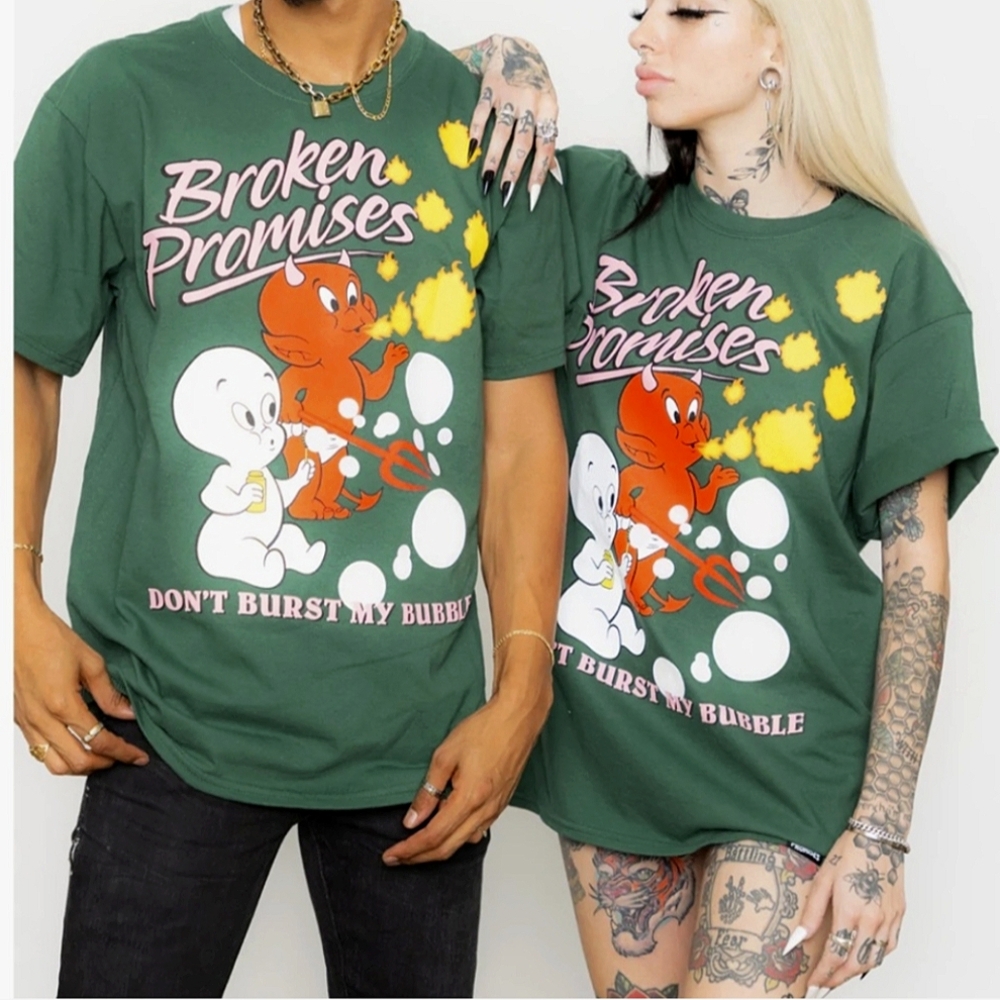 Broken Promises Co. Unisex. Hot Stuff x Casper. Size Medium.